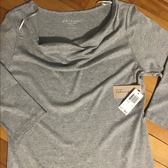 Philosophy Boatneck top - Picture 2 of 3